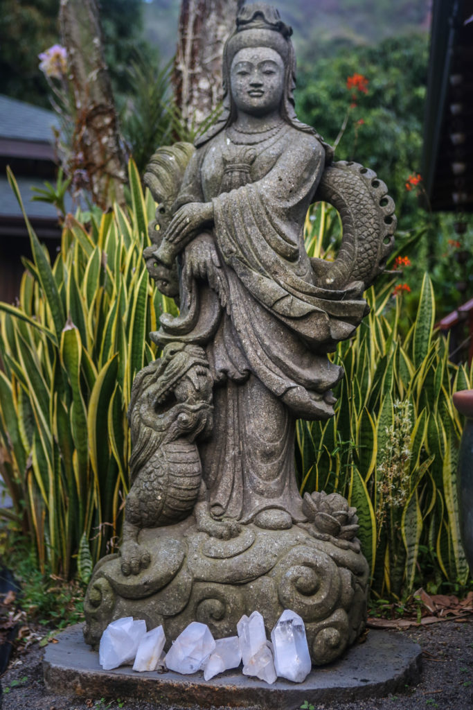 Quan Yin Stone Statue 48-1